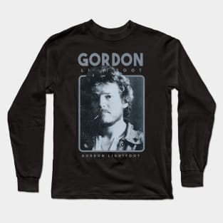 Gordon Lightfoot singer retro Long Sleeve T-Shirt